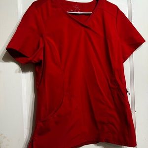 Cherokee Infinity Wrap Scrub Top